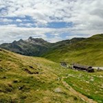 Nahe der Penser-Joch-Alm zweigt der Weg Nr. 14A ab