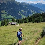 Abstieg von der Joggelealm