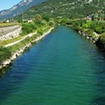 Die Wasser des Flusses Sarca speisen den Gardasee