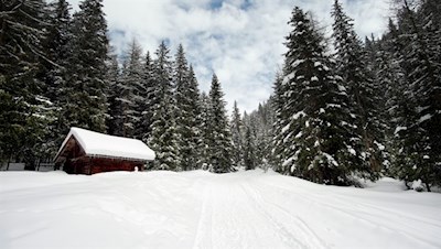 Im Winter verwandelt sich das Antholzer Tal in eine weiße Märchenwelt
