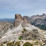 View from the Nuvolau moutain hut