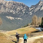 Radfahrer am Schnaggenkreuz