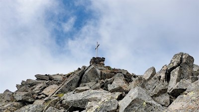 Die letzten Anstiegsmeter auf die Hochgrubbachspitze