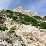 Kleine Rinnsale der Risena sind unsere steten Wegbegleiter