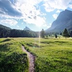 Abendstimmung auf dem Pian dei Menis