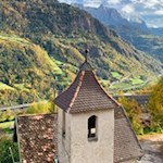 Ausblick während des Anstiegs nach Barbian