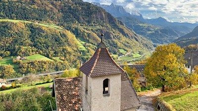 Ausblick während des Anstiegs nach Barbian