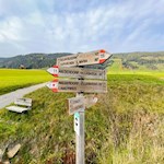 Der Lanerweg ist bestens ausgeschildert