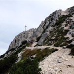 Die letzten Anstiegsmeter zum Gipfelkreuz