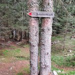 Wegweiser zum Spilucker Köpfl