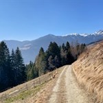 Sanft zieht sich der Weg Nr. 19 nach Latzfons