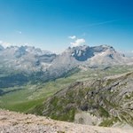 Bereits während des Anstiegs auf die Antoniusspitze eröffnen sich schöne Ausblicke