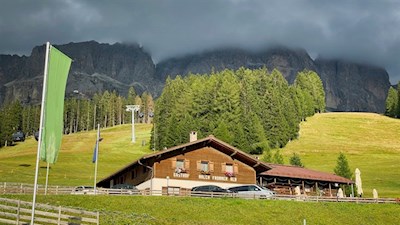 Frommeralm am Fuße des Rosengarten