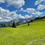 Il nostro sguardo cade sul Gruppo del Puez