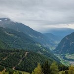Selbst bei wolkenverhangenem Himmel erschließen sich malerische Ausblicke