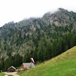 Die malga Kaserill mountain hut