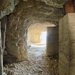 Tunnel, Gräben und Stellungen durchziehen den Sass de Stria