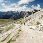 Aufstieg auf den Paternsattel - Umrundung Drei Zinnen