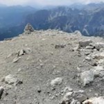 Freche Alpendohlen auf dem Gipfel