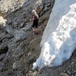 Die schmalen Pfade in Richtung Sas Ciampac erfordern etwas Trittsicherheit