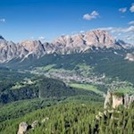 Ausblick vom Aussichtspunkt Val Negra