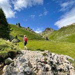 Anstieg zur Pederiva Hütte