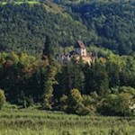 Herbstlich umrahmt, Schloss Pallaus in Sarns