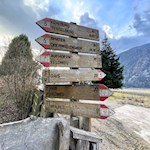 Die Wanderung von Aufhofen nach Gais ist bestens ausgeschildert