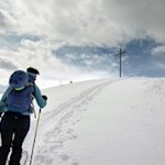 Die letzten Anstiegsmeter auf den Col da Lech