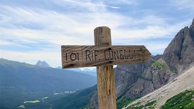 Der Rückweg von der Bertihütte zur Lunellihütte folgt dem bereits bekannten Weg