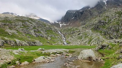 Etwas unterhalb der Magdeburger Hütte liegt der Stubensee