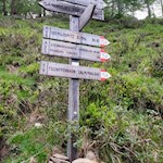 Die Wanderung zur Tschiffernaun Alm ist gut ausgeschildert