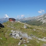 Das Pfitscher-Joch-Haus nahe der österreichischen Grenze