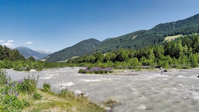 Der lauschige Mareiter Bach lädt zum Plantschen und Verweilen ein