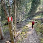 Abstieg nach Corvara