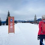 Am Beginn der Rodelbahn Karerpass