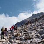 Anstieg auf den Piz Boe