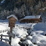 Die Lercheralm im Winter
