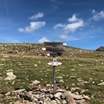 Der Anstieg zum Latzfonser Kreuz ist bestens ausgeschildert