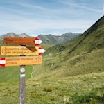 Der Wanderweg Nr. 20 führt auf den Gitsch