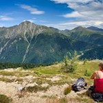 Gipfelrast auf dem Stoanamandl