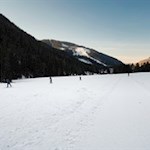 Der Talweg erfreut sich bei Wanderern und Langläufern großer Beliebtheit