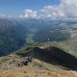 Blick von der Rotbachlspitze ins Pfitschtal