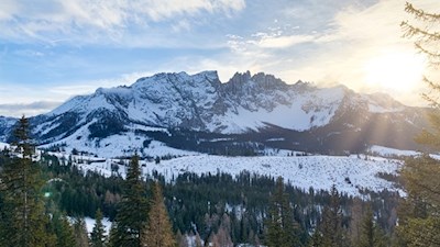 Latemar in der Abenddämmerung
