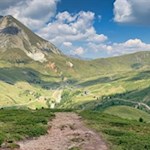 Vor der Kulisse der Verdinser Plattenspitze zurück zur Meraner Hütte