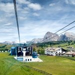 Mit der Seiser-Alm-Bahn nach Compatsch auf der Seiser Alm