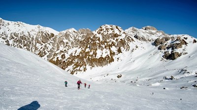 Der Zendleser Kofel erfreut sich auch im Winter großer Beliebtheit