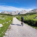 Auch Mountainbiker suchen den Limosee gerne auf