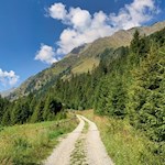 Vor malerischer Bergkulisse zur Stadlalm