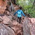 Der Weg durch die Rastenbachklamm erfordert etwas Trittsicherheit